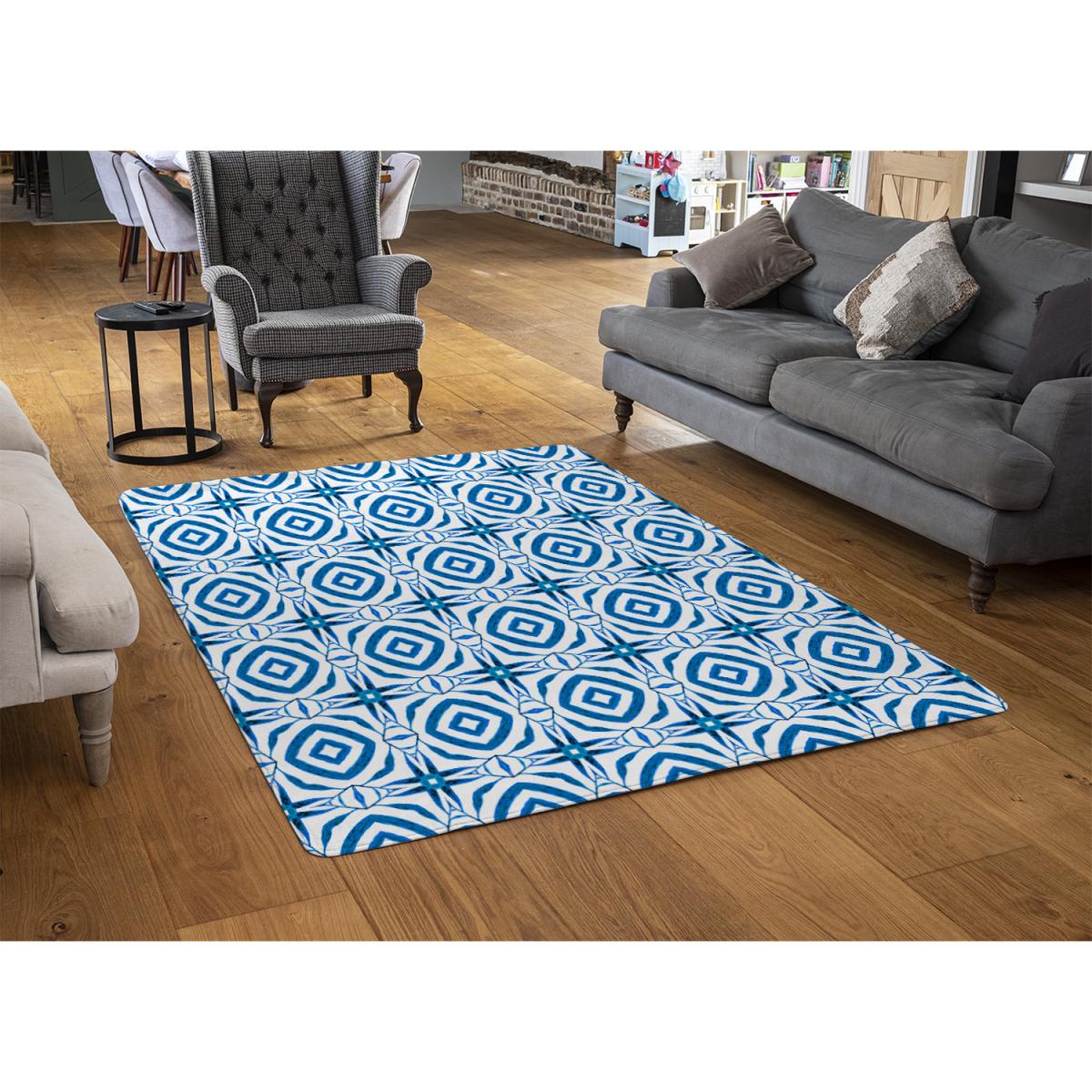 Blue Powerful Rug - Blue / 230cm – image 3