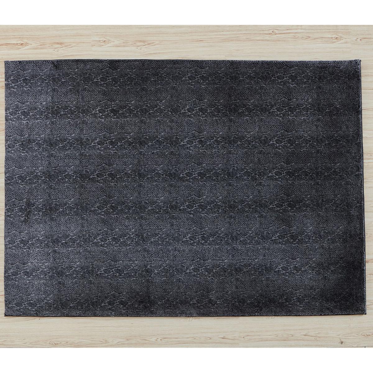 Snakeskin Faux Fur Rug – image 2