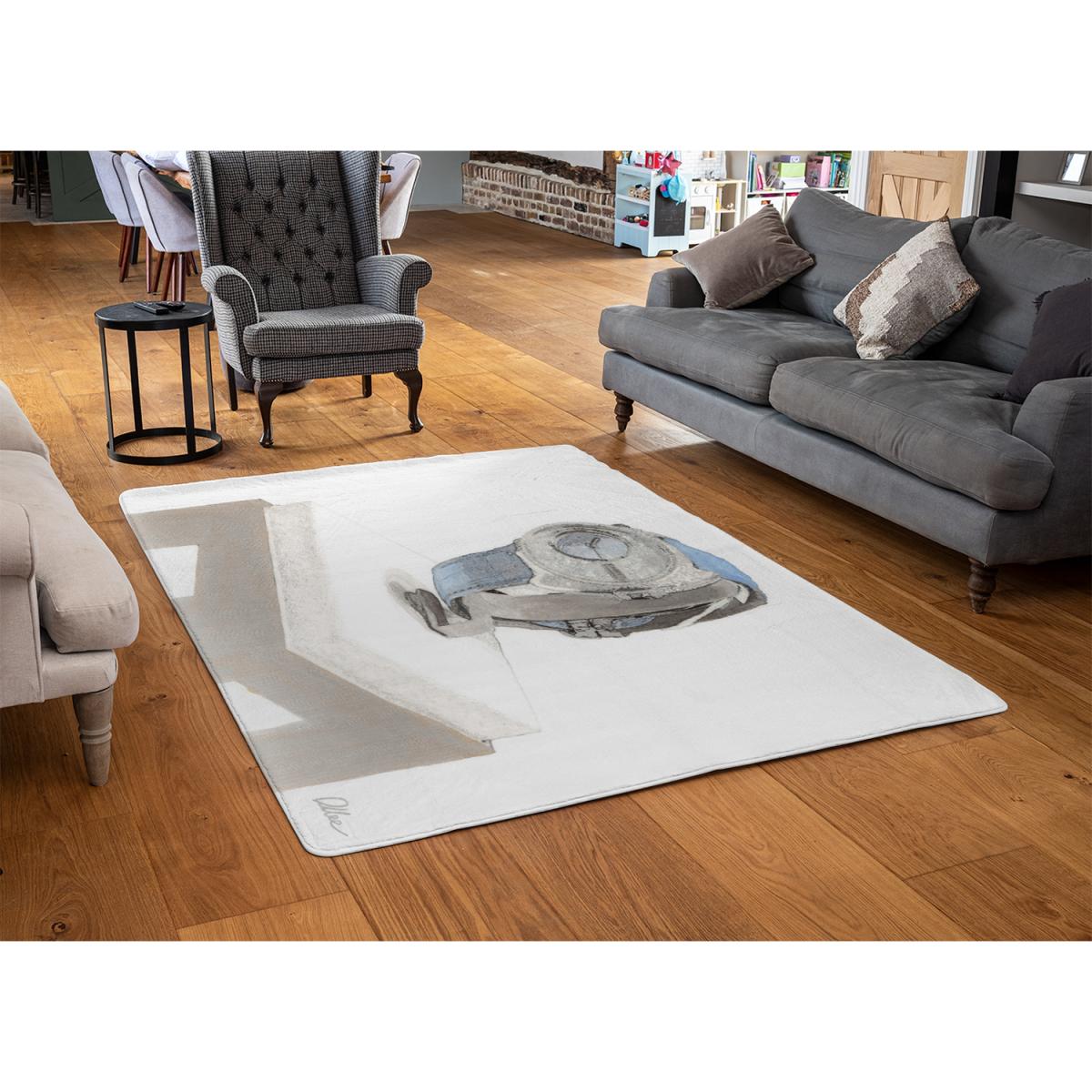Crystal Watch Rug - White / 230cm – image 3