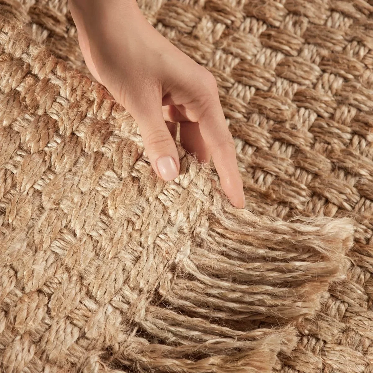 Hanse Home Handloom Fjord Natural Jute Plain Rug Beige - Beige / 300.0cm / 80.0cm – image 4