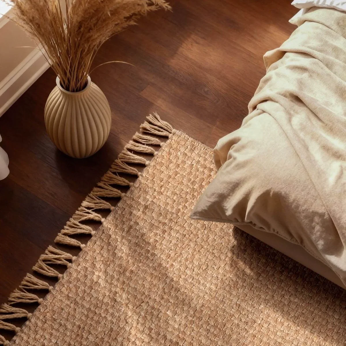 Hanse Home Handloom Fjord Natural Jute Plain Rug Beige - Beige / 300.0cm / 80.0cm – image 7