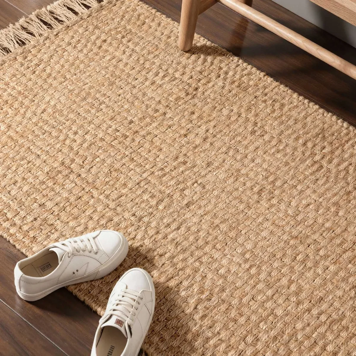 Hanse Home Handloom Fjord Natural Jute Plain Rug Beige - Beige / 300.0cm / 80.0cm – image 10