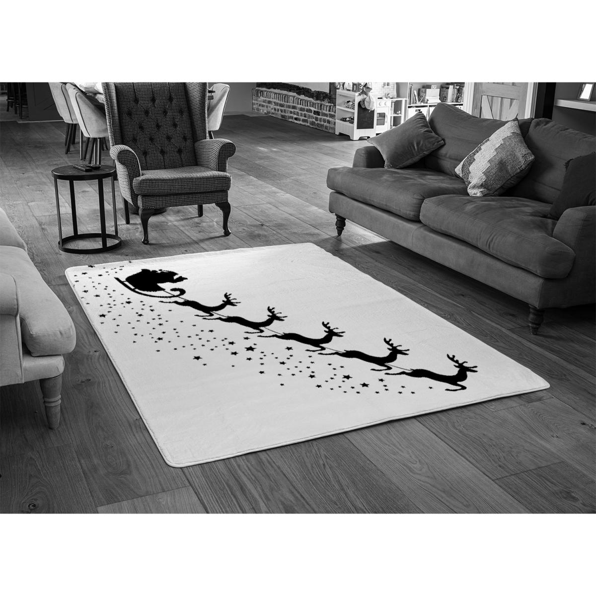 Santa Claus Flying Style Rug - white / 230cm – image 2
