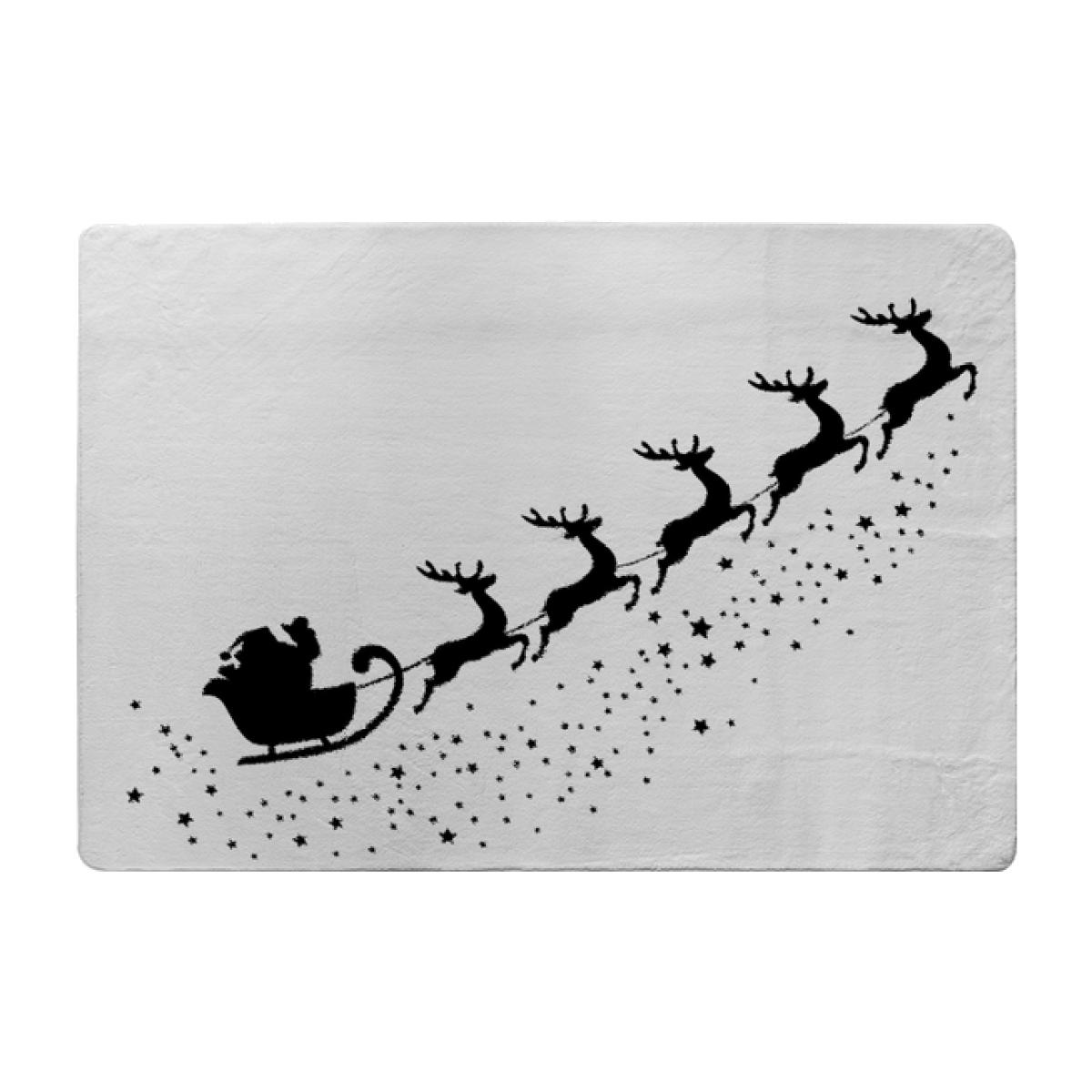 Santa Claus Flying Style Rug - white / 230cm – image 1