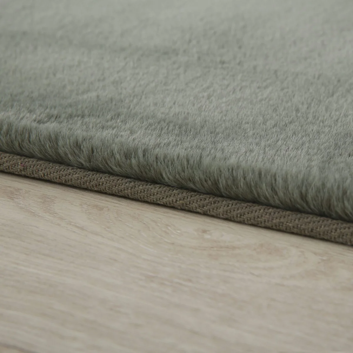 Plushtale Washable Plain Living Room Super Soft Poly Cotton Area Rug - Snow White / 200cm / 280cm – image 14
