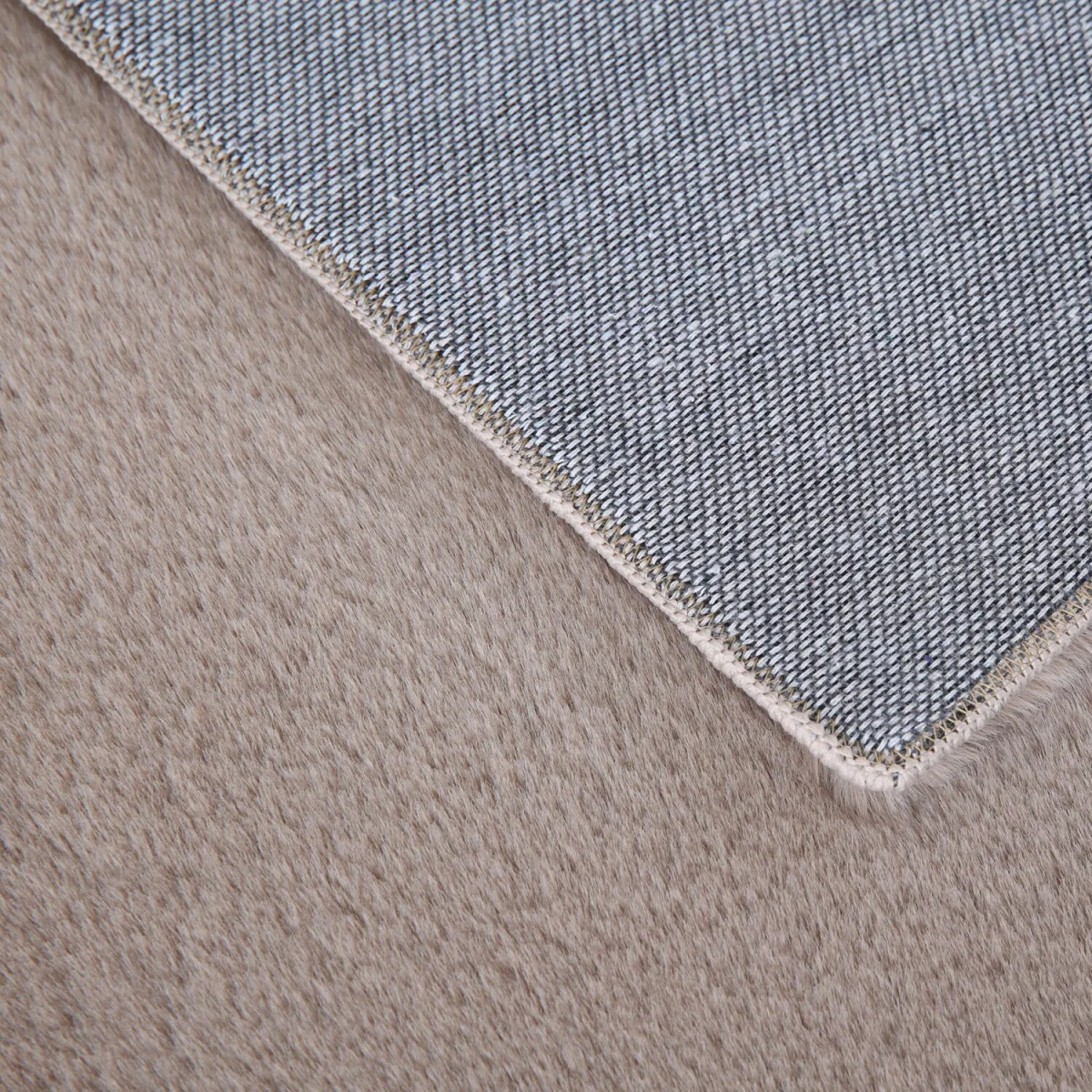 Plushtale Washable Plain Living Room Super Soft Poly Cotton Area Rug - Snow White / 200cm / 280cm – image 25