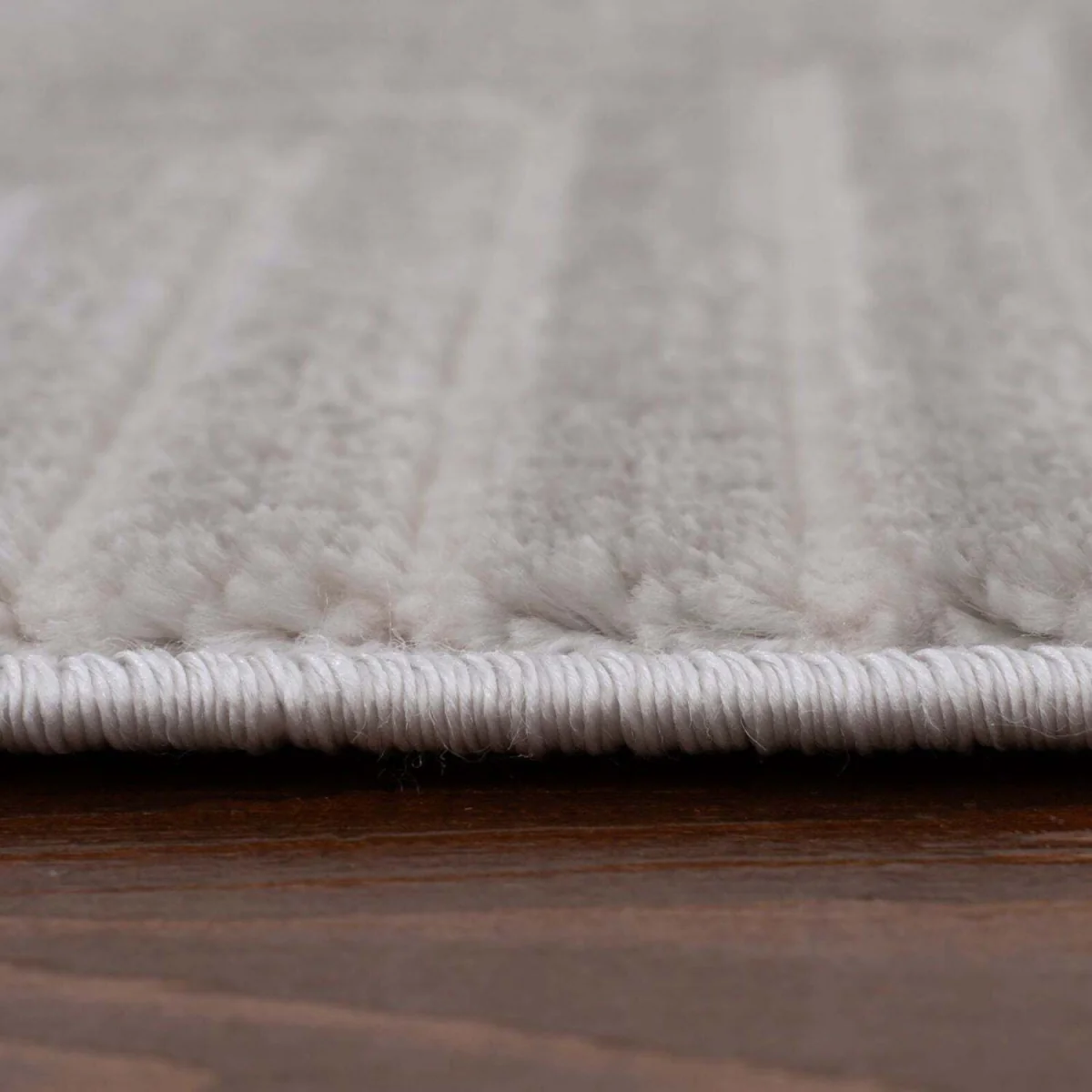 The Rugs Carmel Maze Geometric Textured Rug - Grey-Cream – image 6