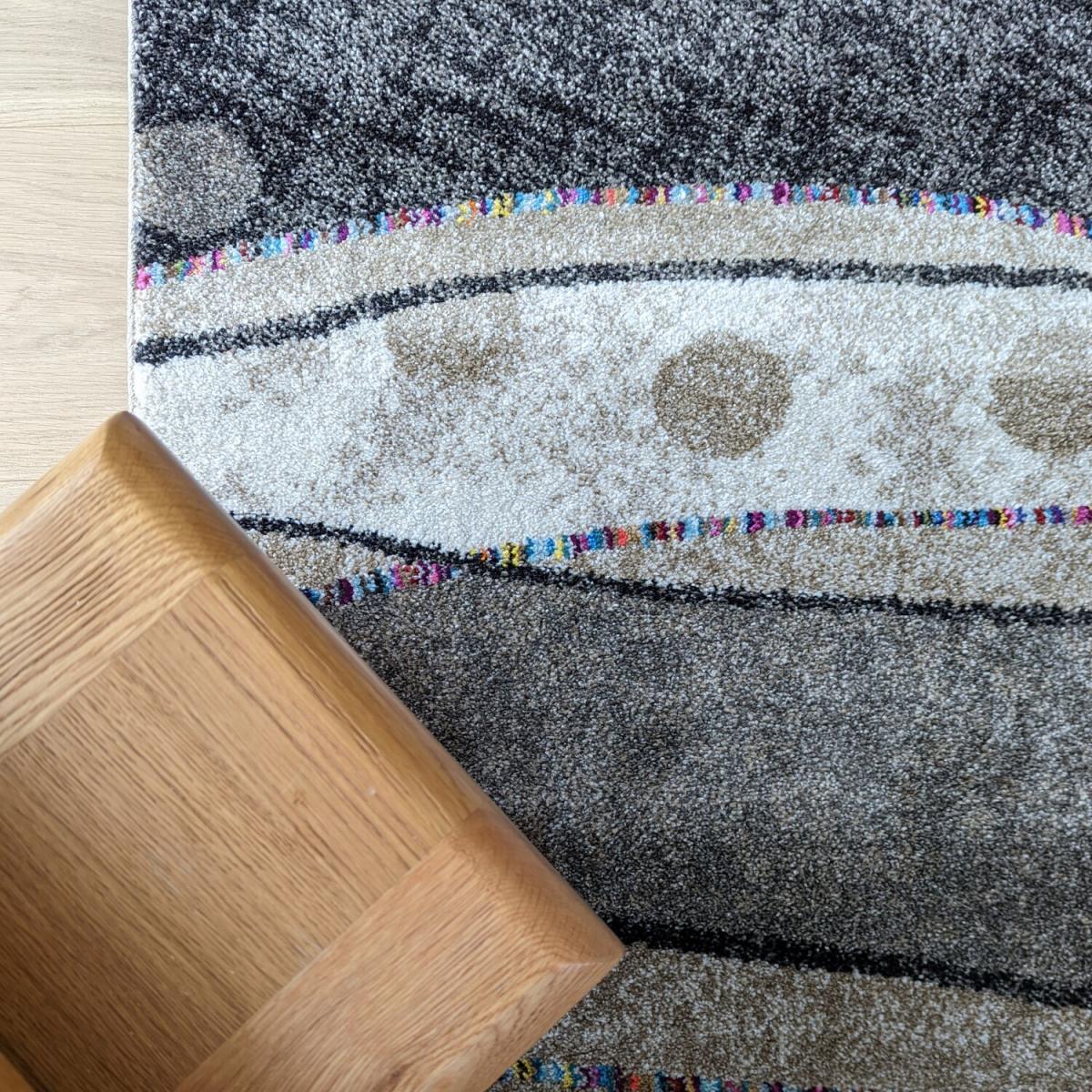 Beige Scandi Striped Area Rug - Tempera - Brown – image 4
