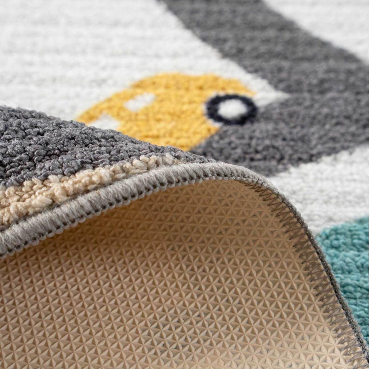 Kids Roads City Play Mat Soft Non Slip Washable Bedroom Rug - Multicolour / 190 x 130cm – image 5