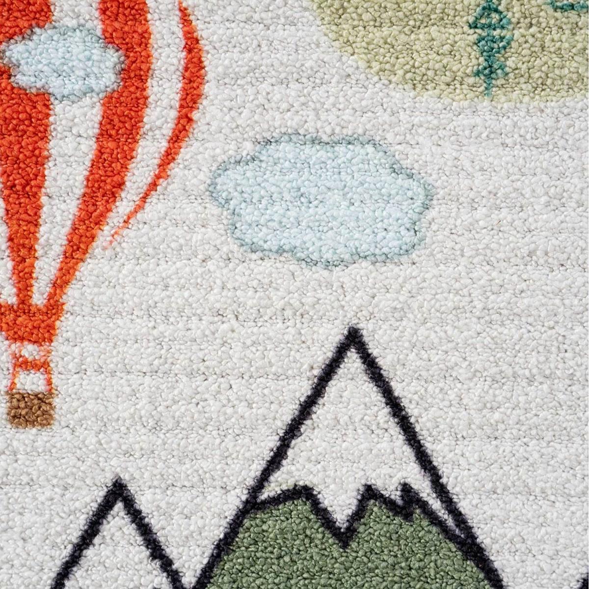 Kids Roads City Play Mat Soft Non Slip Washable Bedroom Rug - Multicolour / 190 x 130cm – image 6