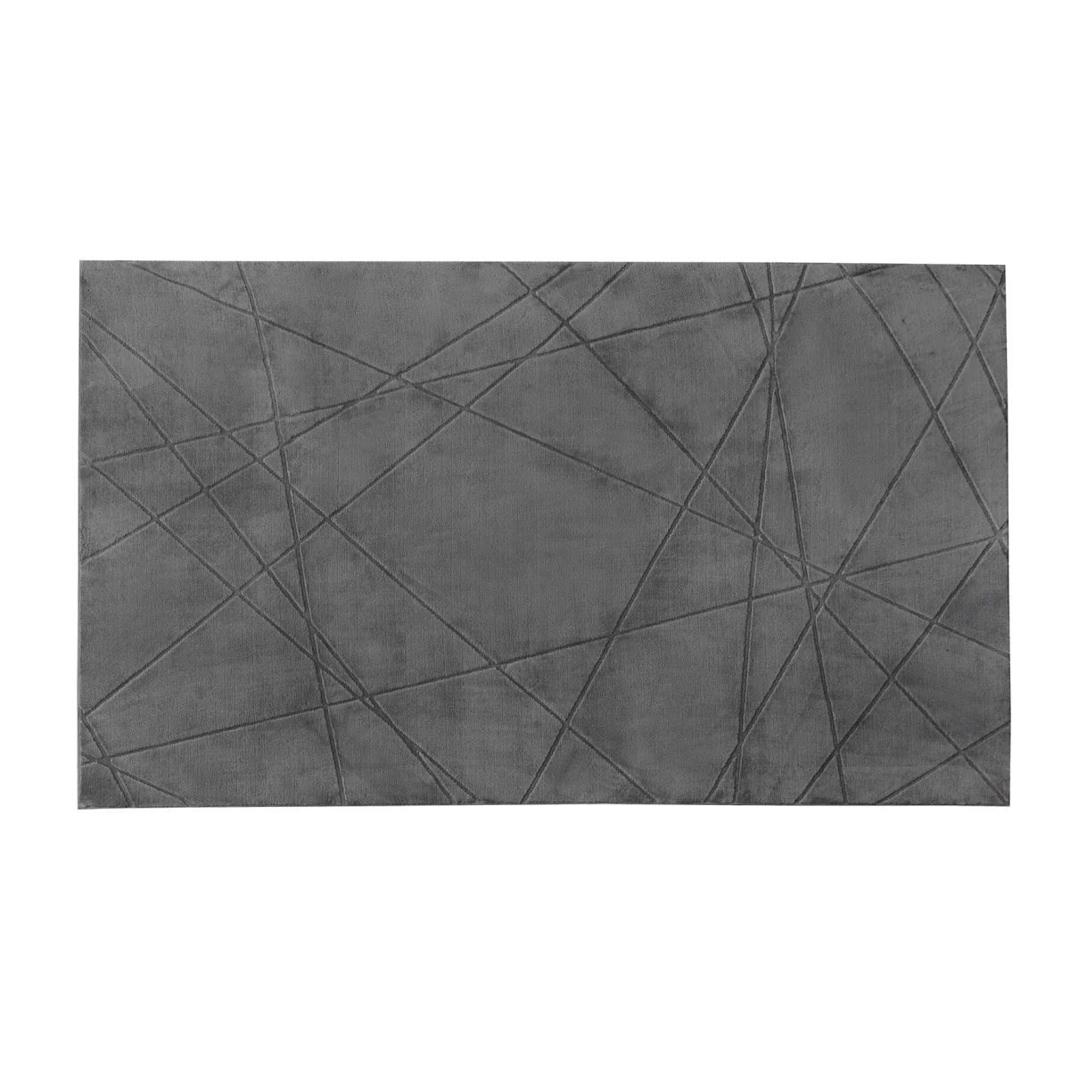 The Signature Soft Washable Rug - Grey / 80cm
