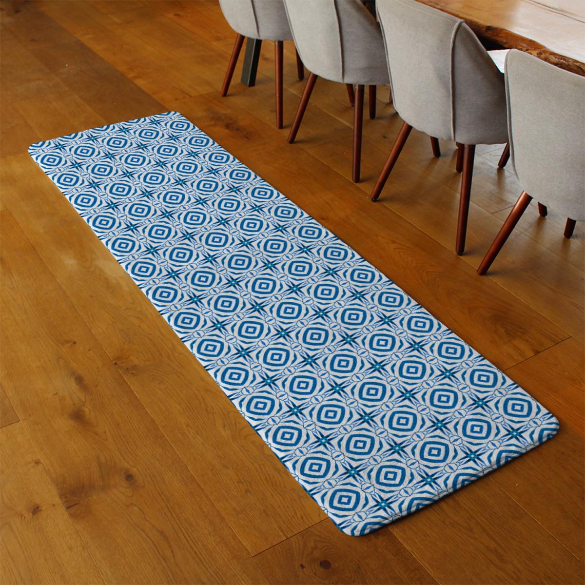 Blue Powerful Runner Rug - Blue – image 3