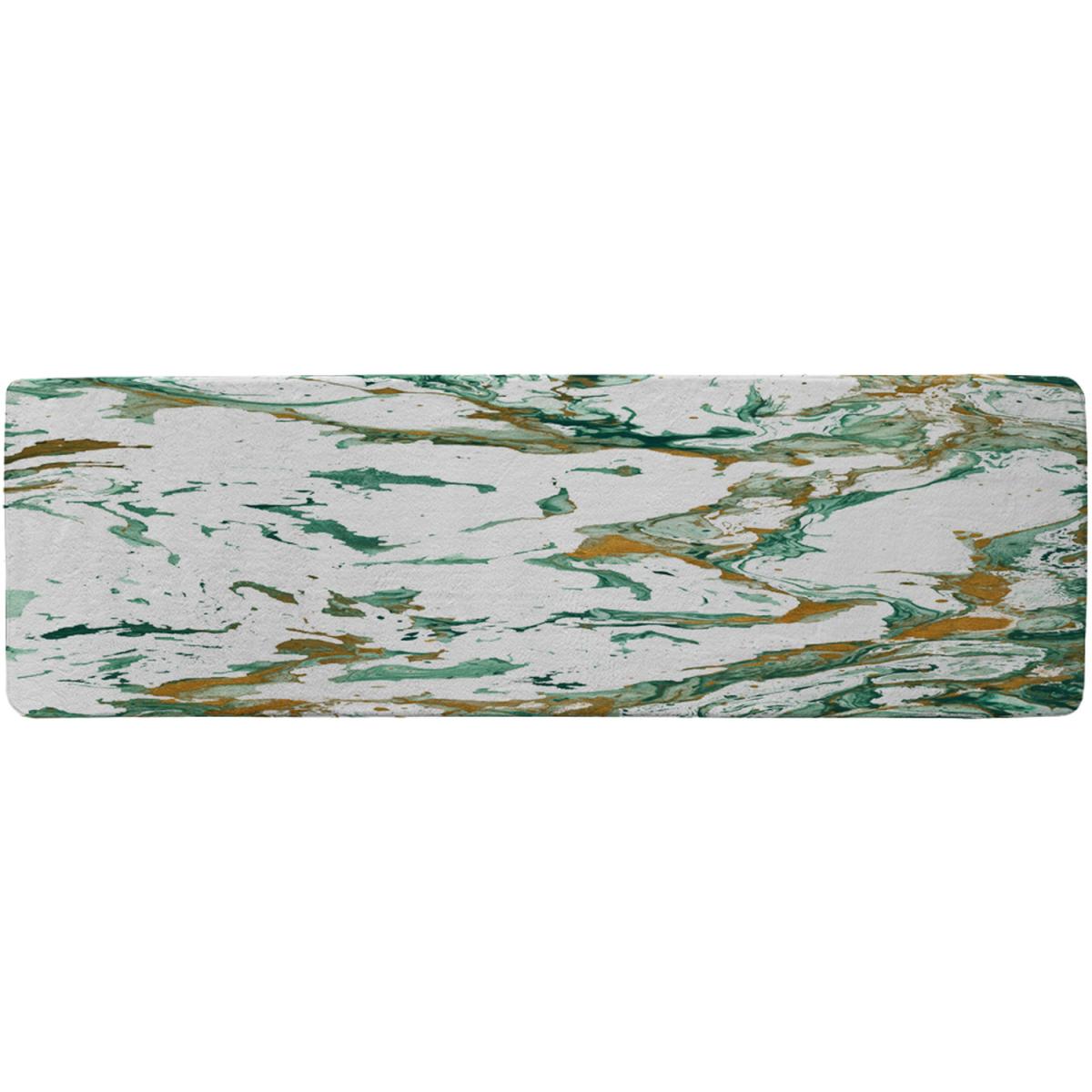 Green Golden Marble Runner Rug - Green – image 2
