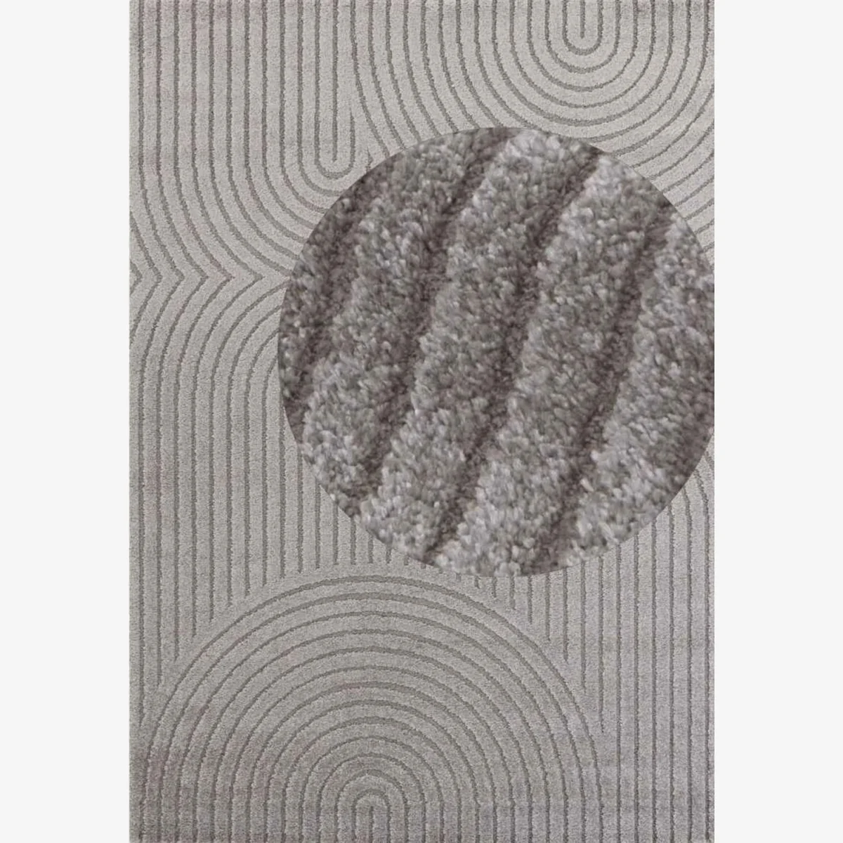 Hanse Home Panglao Soft Short Pile Polyester Geometric Rug Grey - Grey / 230.0cm – image 1