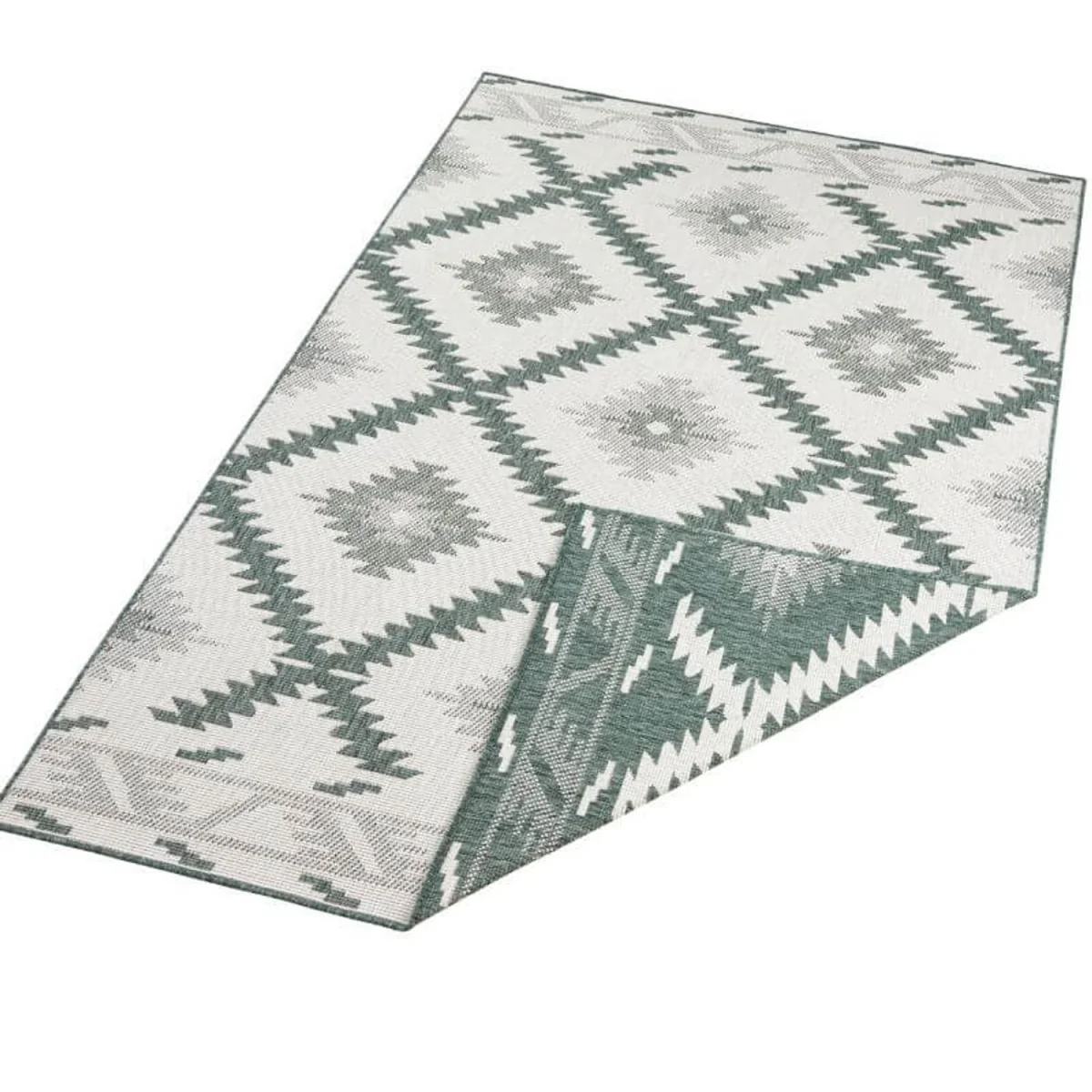 Reversible Malibu Indoor & Outdoor Rug - Green - Green / 350.0cm – image 5