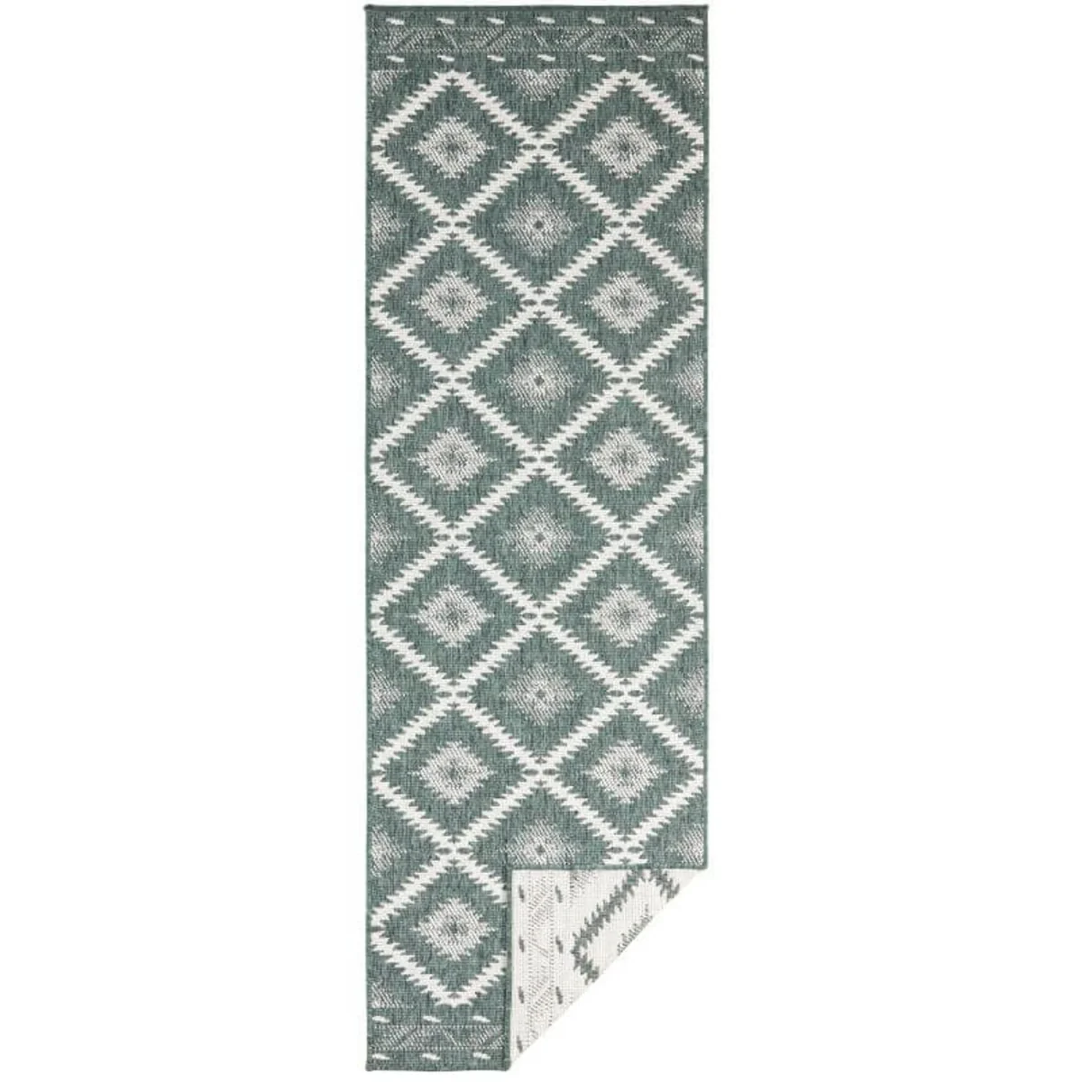 Reversible Malibu Indoor & Outdoor Rug - Green - Green / 350.0cm – image 7