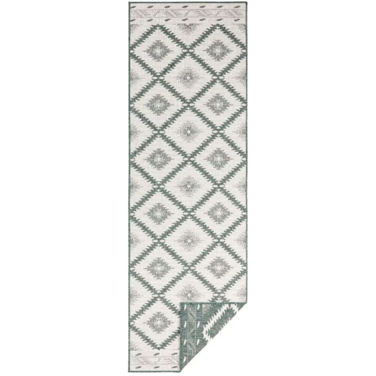 Reversible Malibu Indoor & Outdoor Rug - Green - Green / 350.0cm – image 8