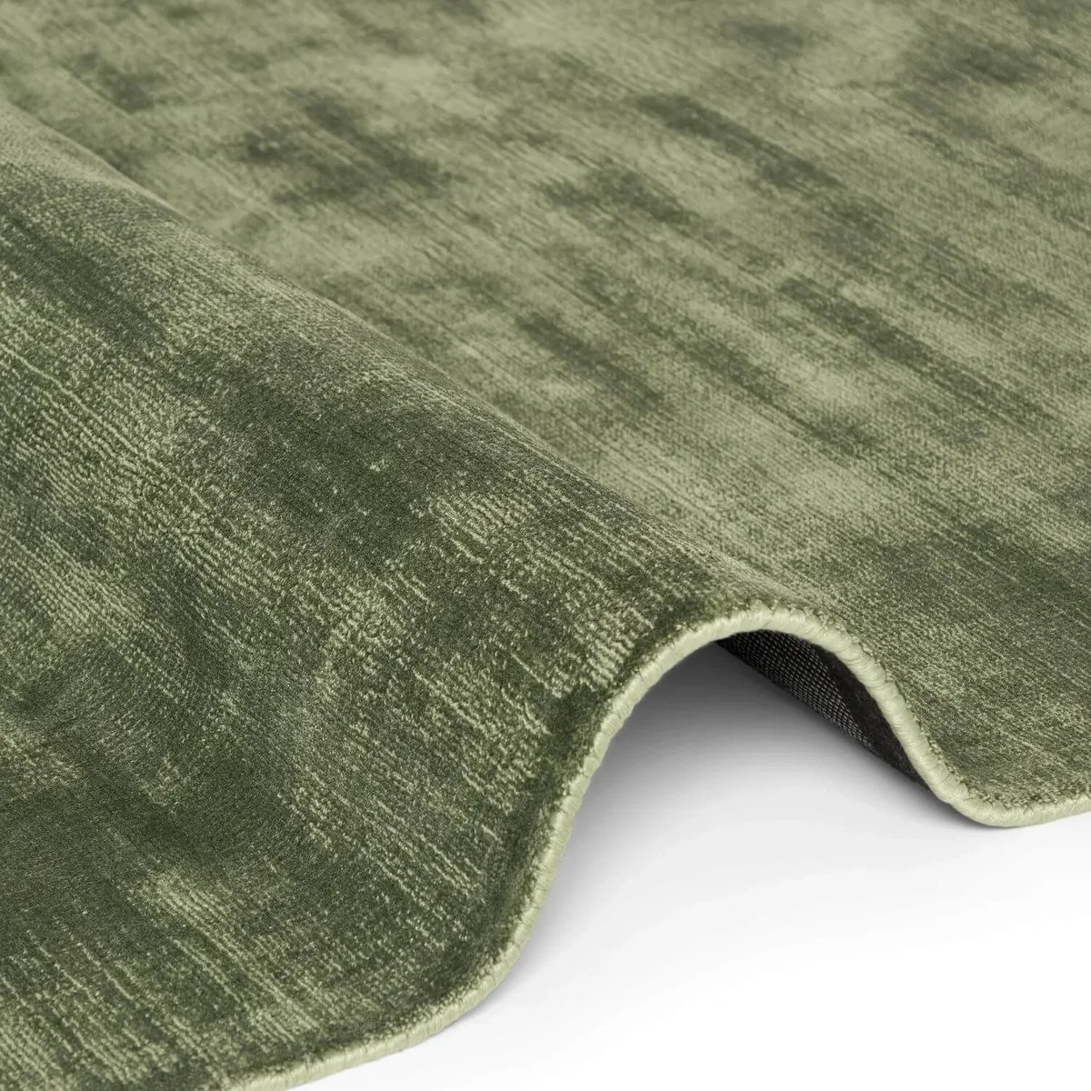 Hanse Home Vikosa Jane Viscose Plain Rug Green - Green / 150.0cm / 80.0cm – image 3
