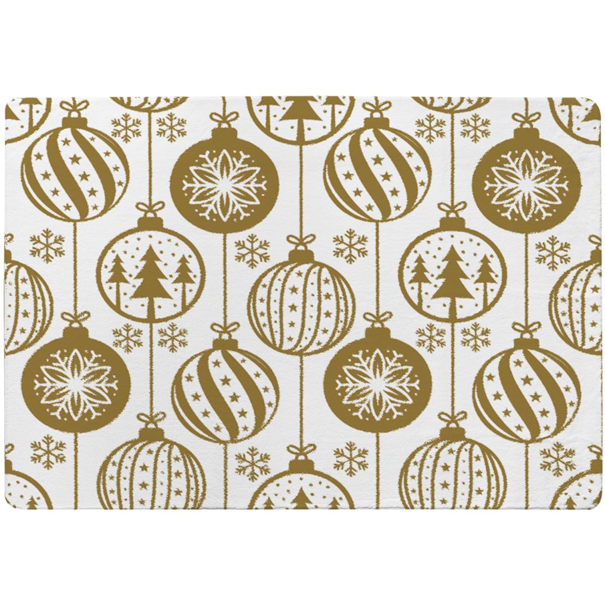 Christmas Baubles Style Rug - blue / 230cm – image 3