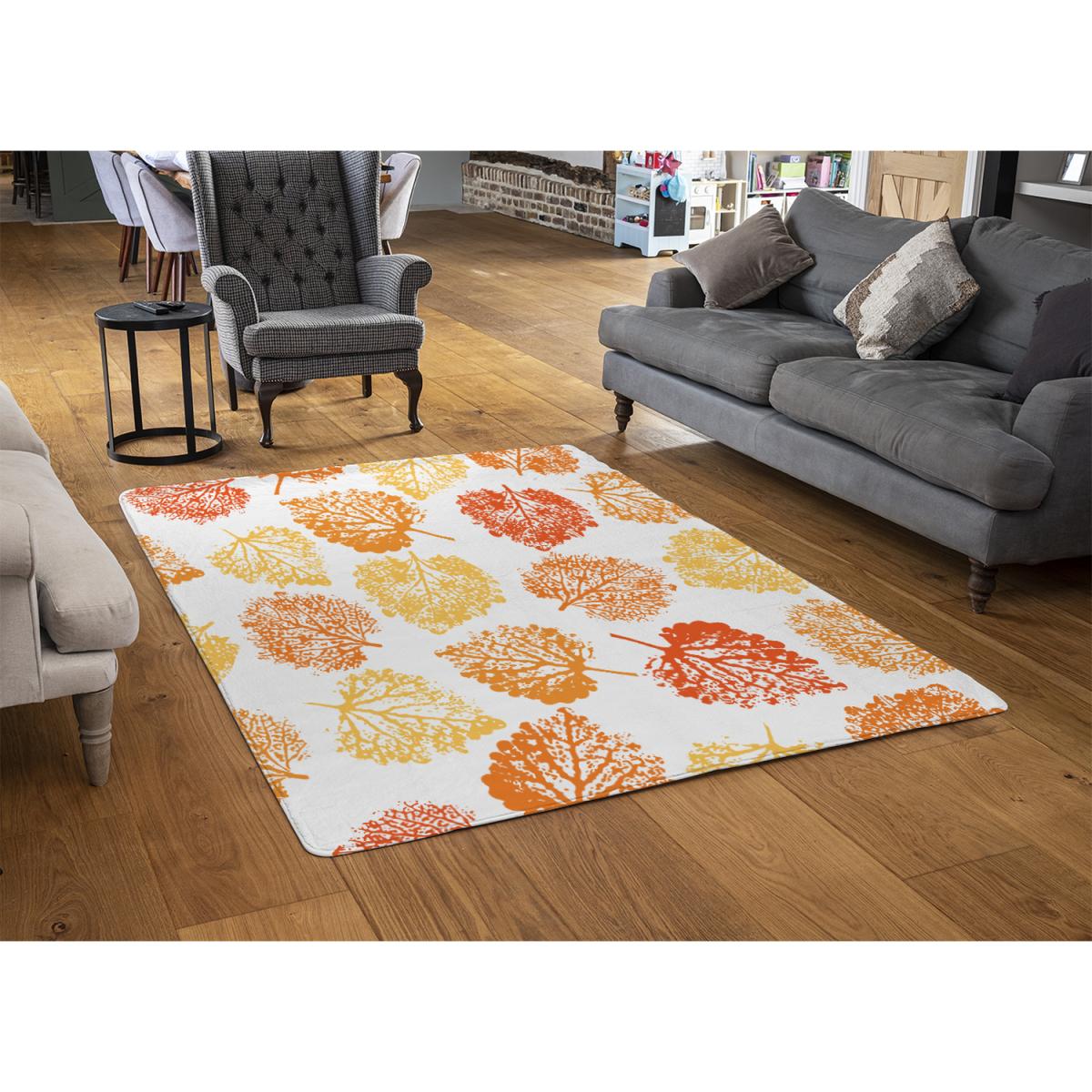 Hand Drawn Boho Spring Rug - Orange / 230cm – image 2