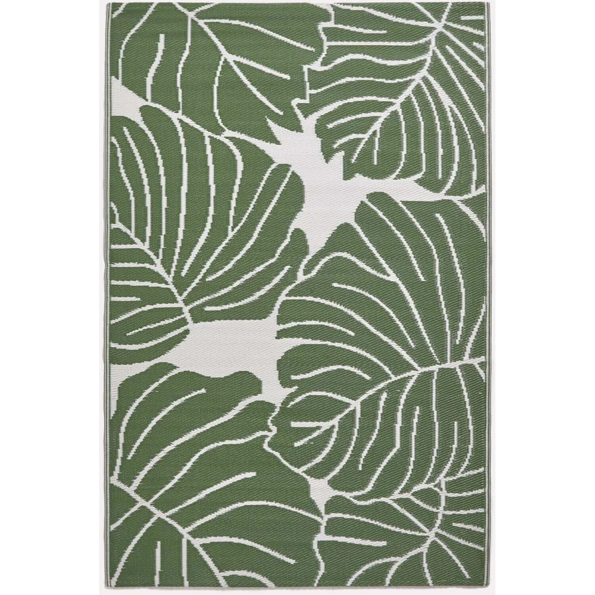 Homescapes Outdoor Rug Luxury Waterproof Reversible, Green Ada Botanical - Green / 300cm – image 7