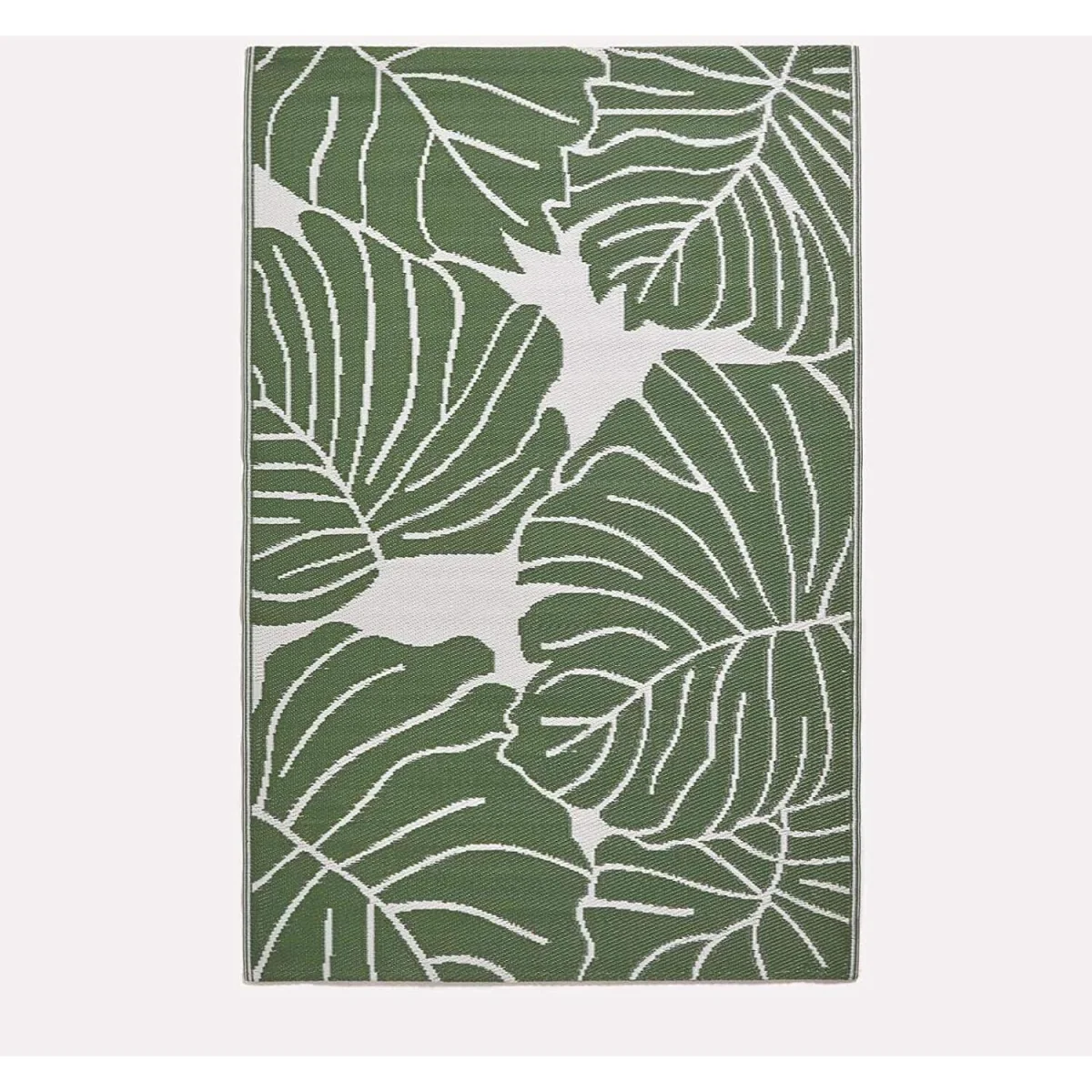 Homescapes Outdoor Rug Luxury Waterproof Reversible, Green Ada Botanical - Green / 300cm – image 8