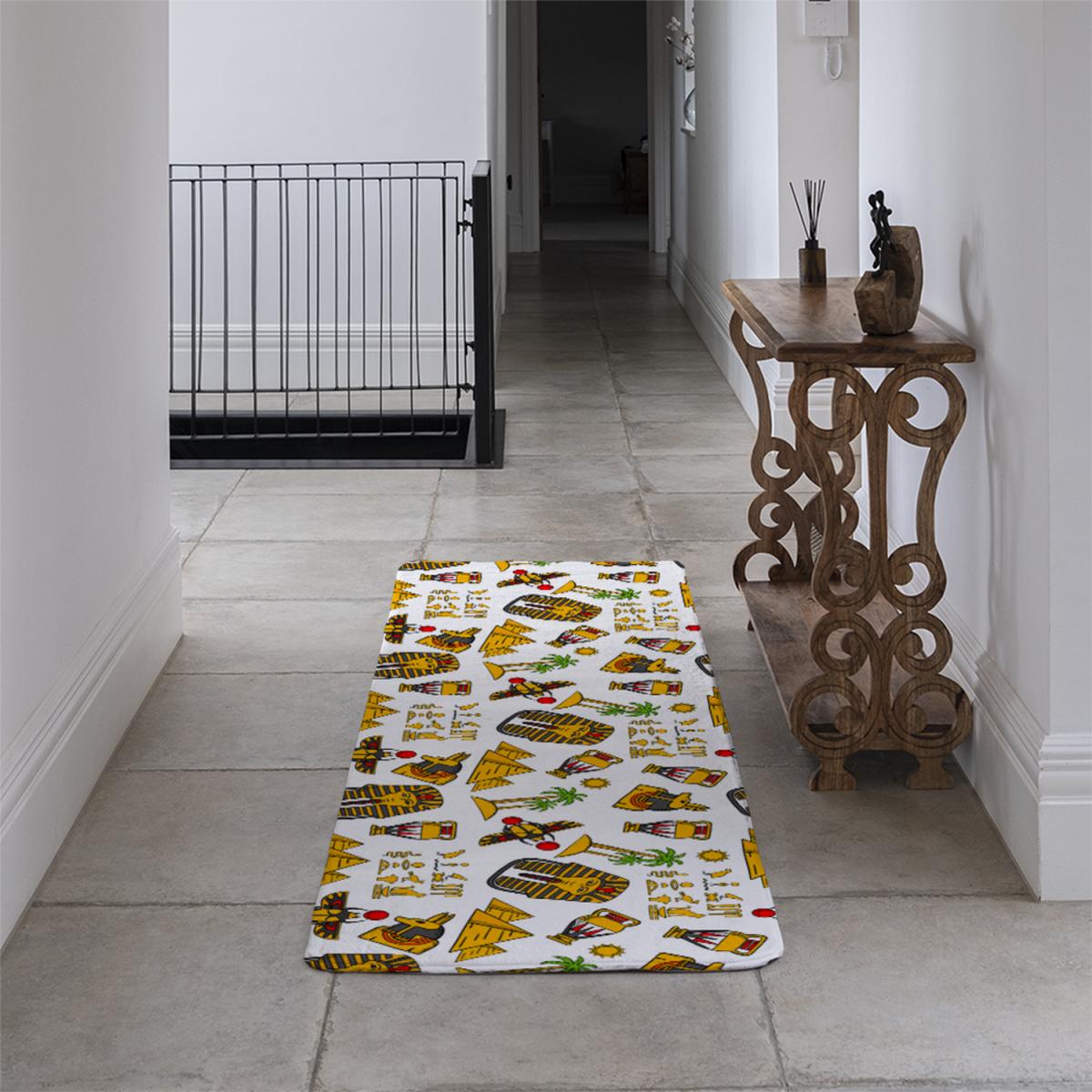 Egypt Runner Rug - Brown – image 4