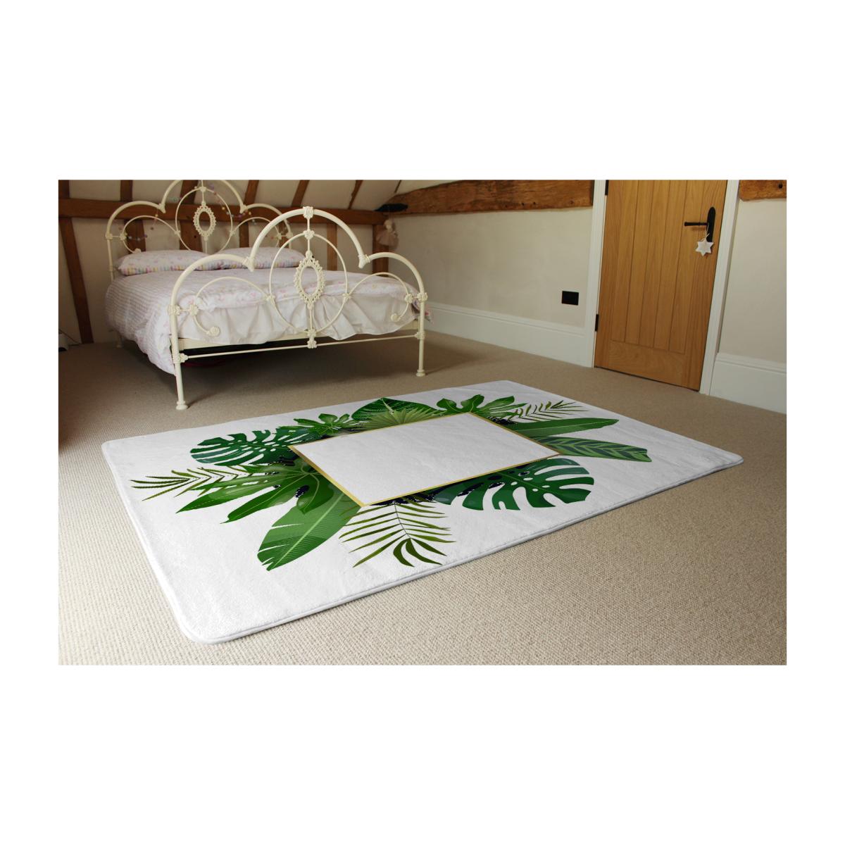 Botanical Frame Rug - Green / 230cm – image 1