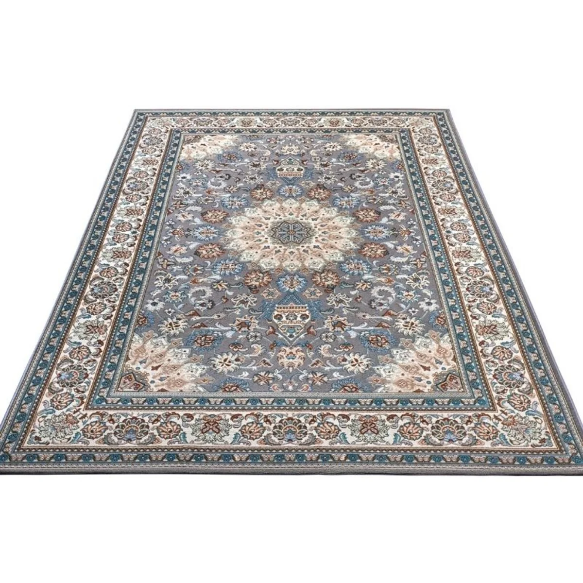 Vintage Indoor & Outdoor Rug Grey & Blue - Grey / 285.0cm – image 4