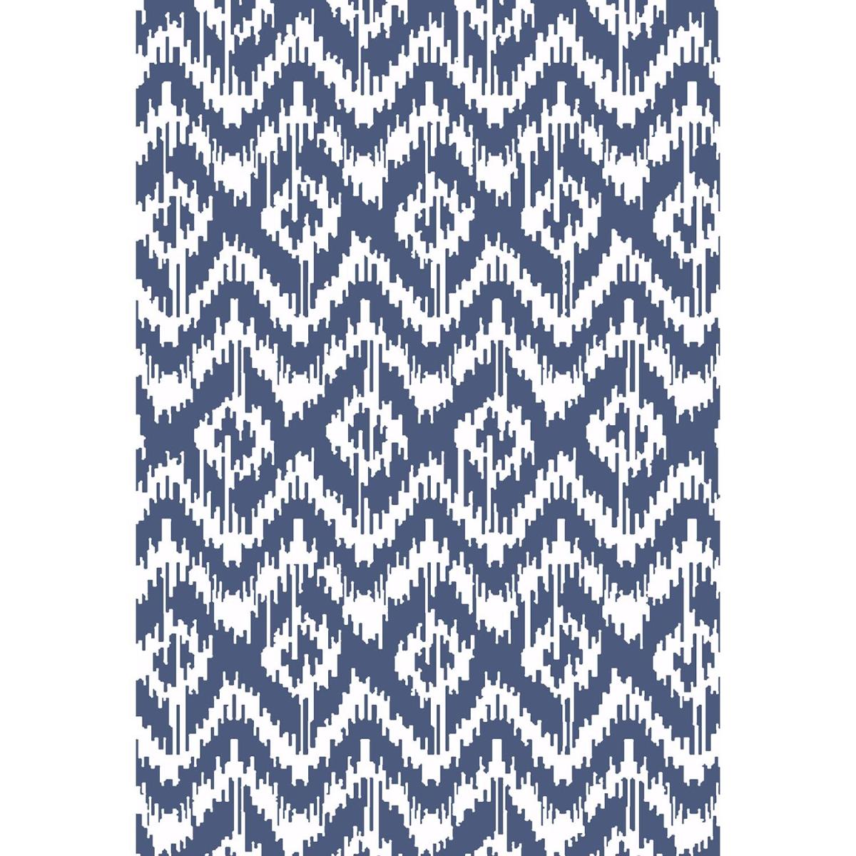 Tribal Geo Outdoor Rug - Slate Blue – image 2