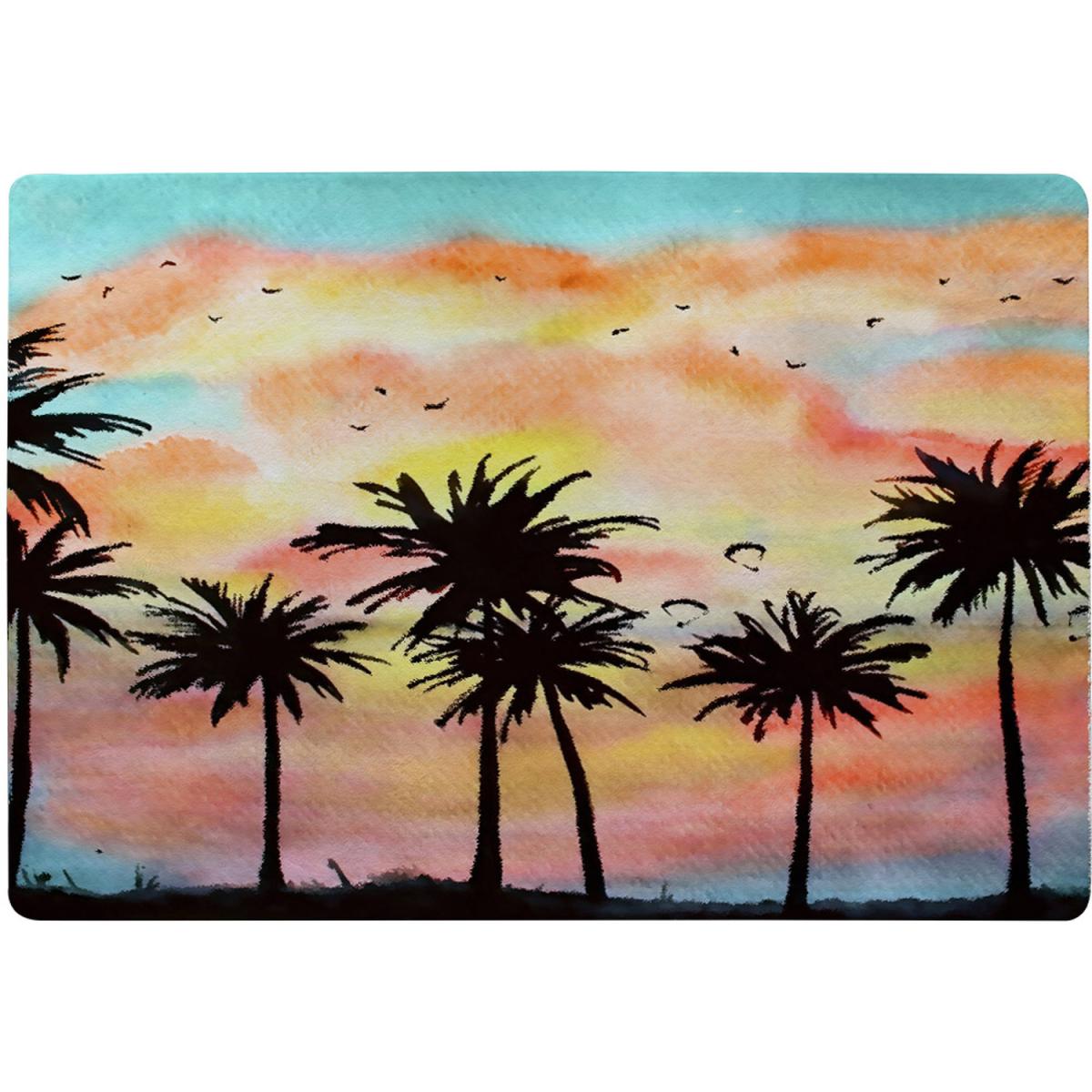 Palm Trees At Sunset Rug - Orange / 230cm – image 2