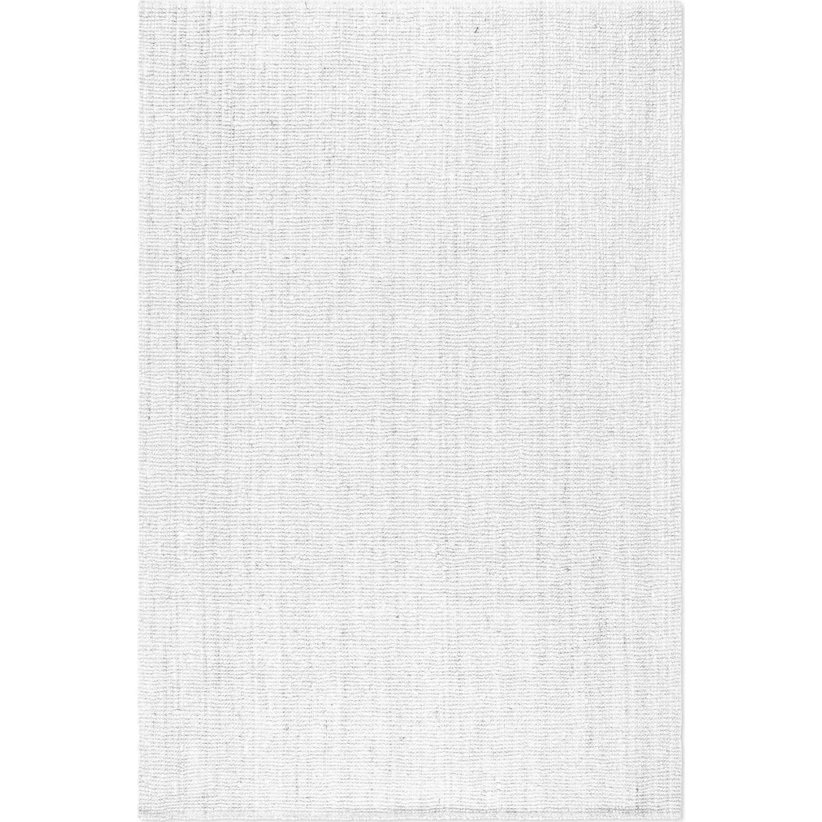 Hanse Home Boucle Jaipur Jute Plain Rug White - White / 150.0cm / 80.0cm – image 2