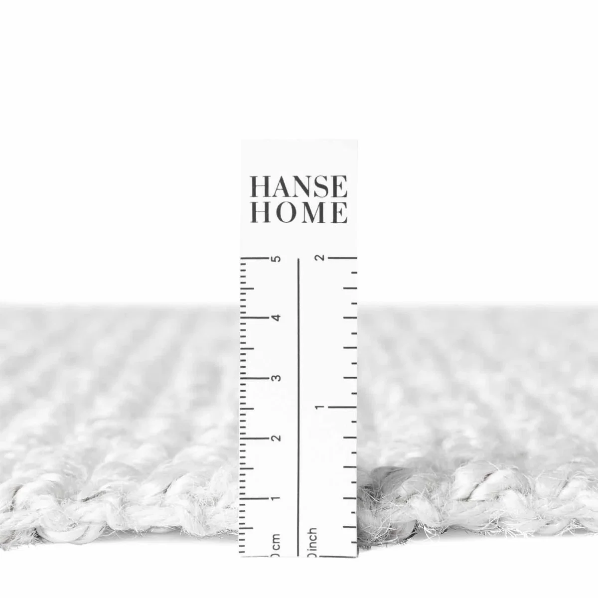 Hanse Home Boucle Jaipur Jute Plain Rug White - White / 150.0cm / 80.0cm – image 15
