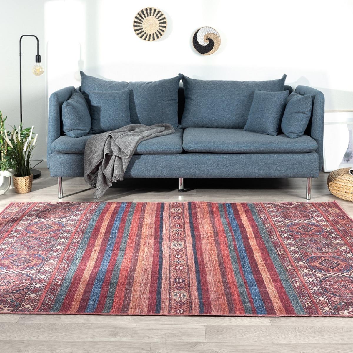 Persian Classics Zahra Machine Washable Rug - Orange / 170x120cm – image 1