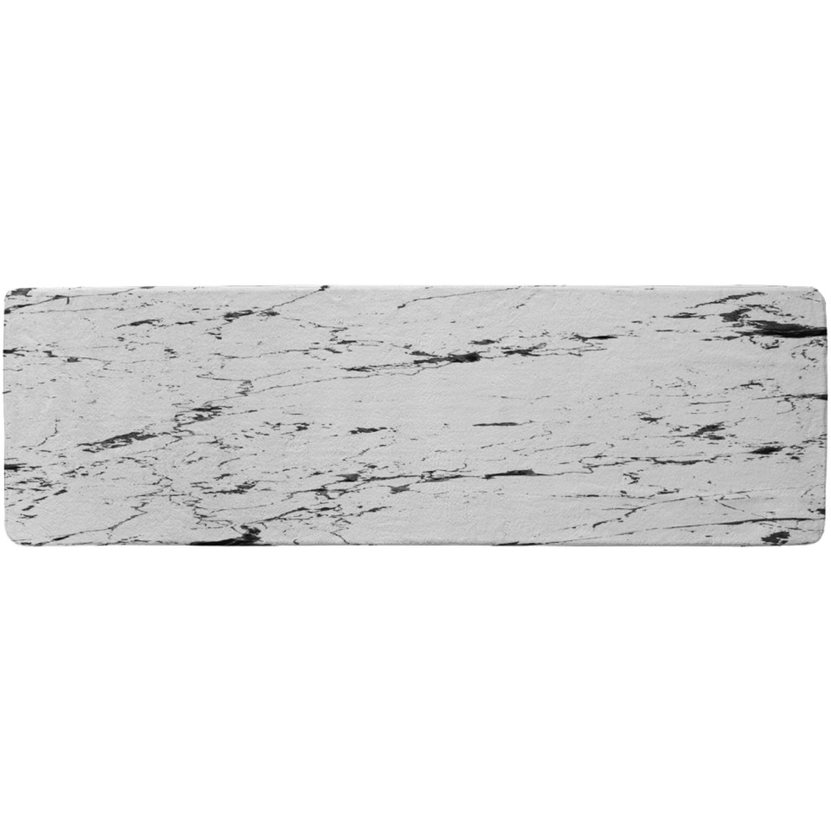 Thin Black Marble Runner Rug - Black – image 2