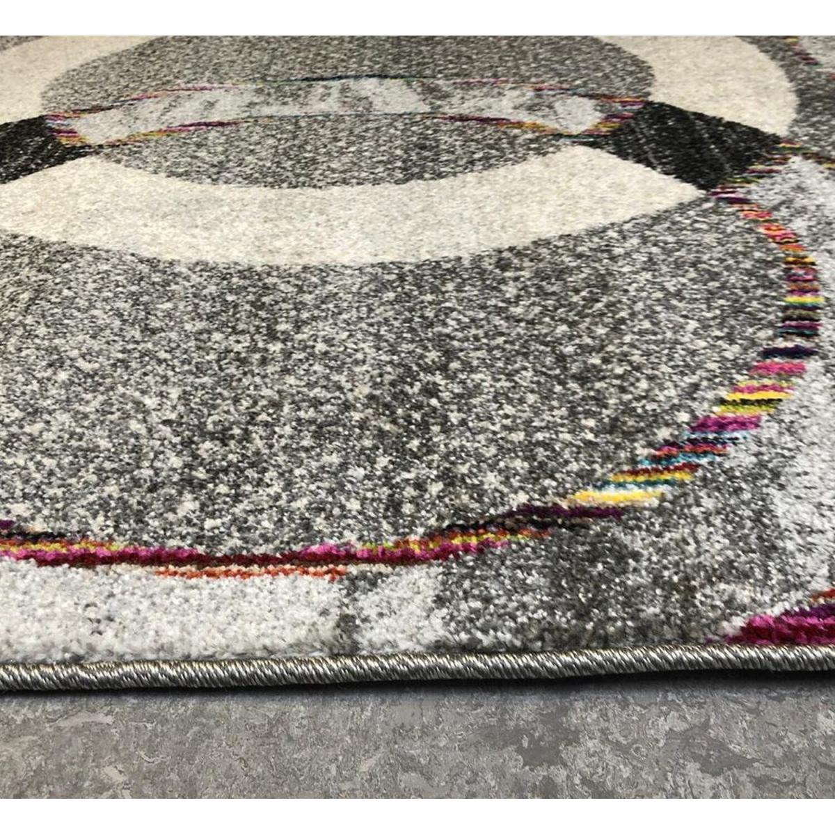 Grey Geometric Tribal Area Rug - Tempera - Grey / 230cm – image 4