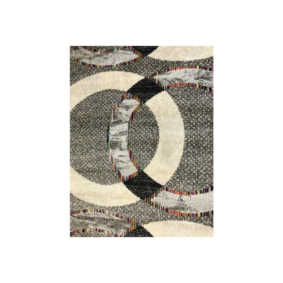 Grey Geometric Tribal Area Rug - Tempera - Grey / 230cm – image 1