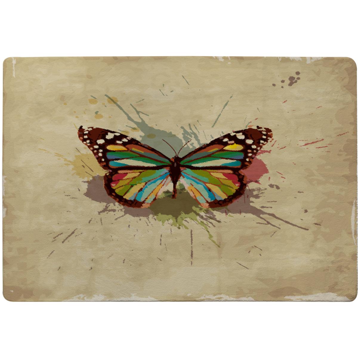 Butterfly Paint Splats Rug - Brown / 230cm – image 2