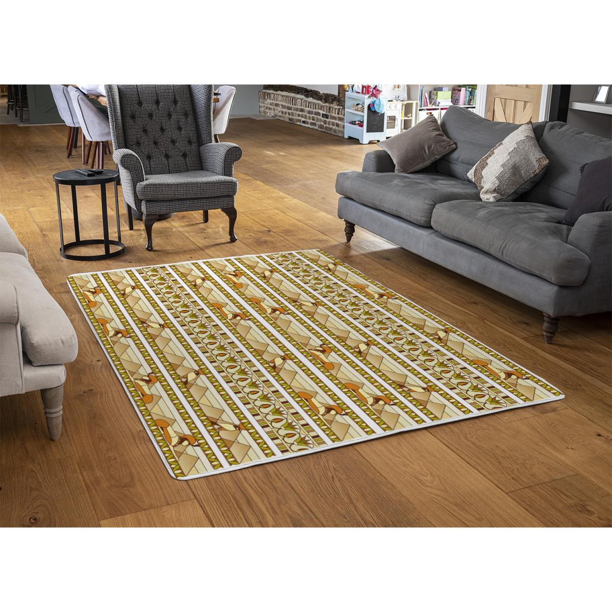 Ornament Of Ancient Egypt To The Frescoes Rug - Yellow / 230cm – image 3
