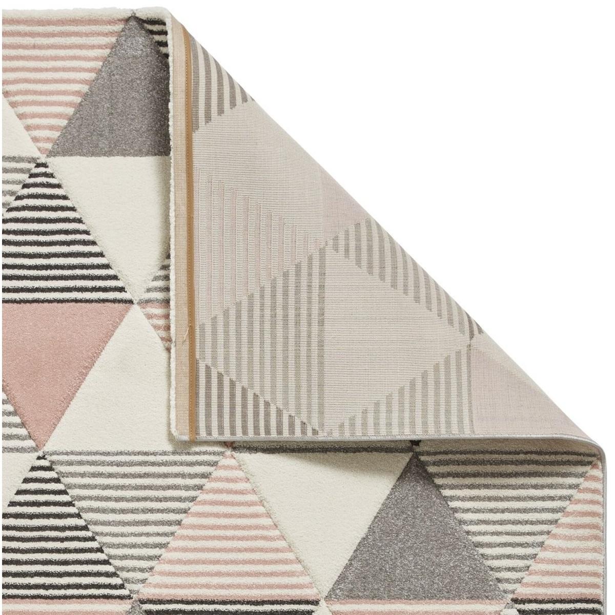 Brooklyn BRK15 GreyRose Rug - Grey/Rose / 220cm – image 4
