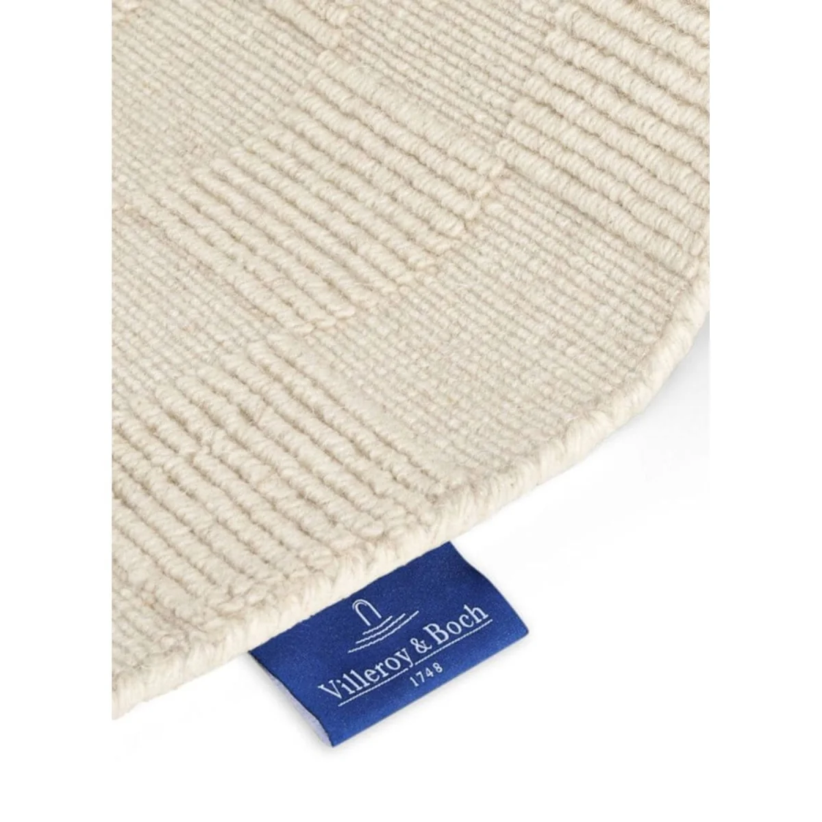Villeroy & Boch Scala Handwoven Design Wool Checkered Rug White - White / 170.0cm / 120.0cm – image 7