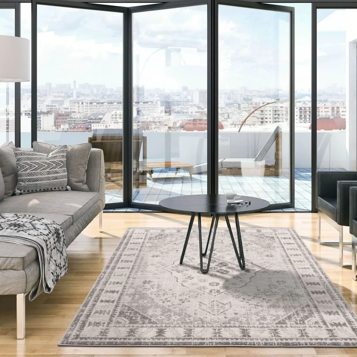 Montana Collection Oriental Rug - Grey / 240cm – image 2