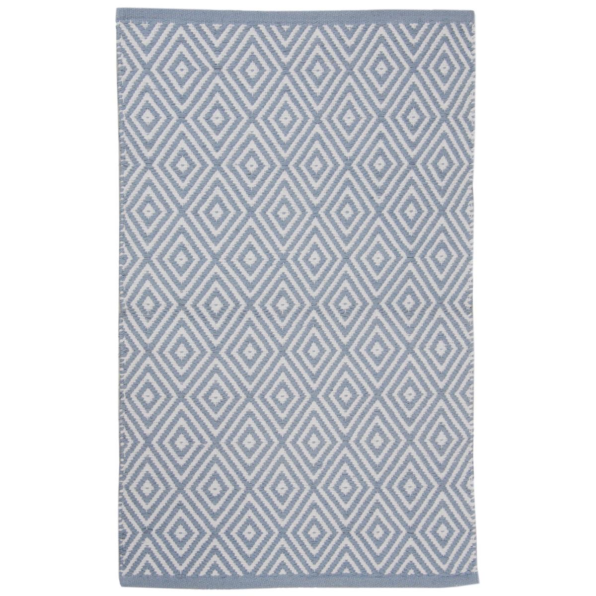 Fuller Diamond Rug - Blue / 90cm – image 2
