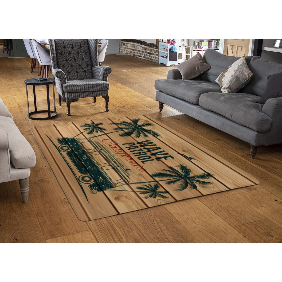 California Wave Patrol Rug - Brown / 230cm – image 3