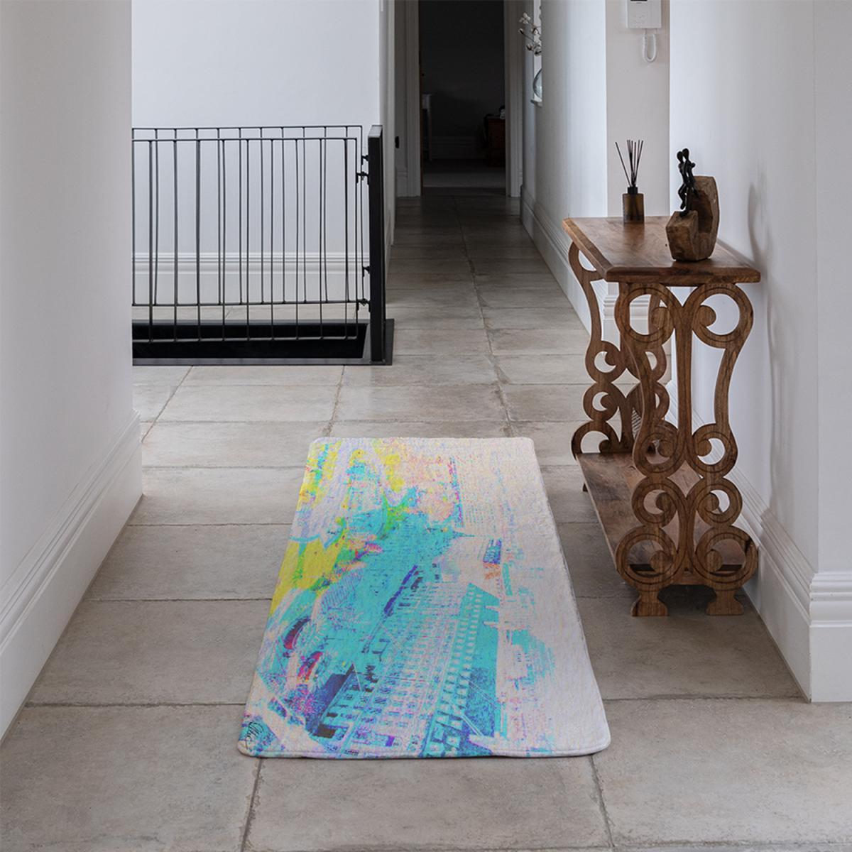 London Eye Park  Runner Rug - Blue – image 4
