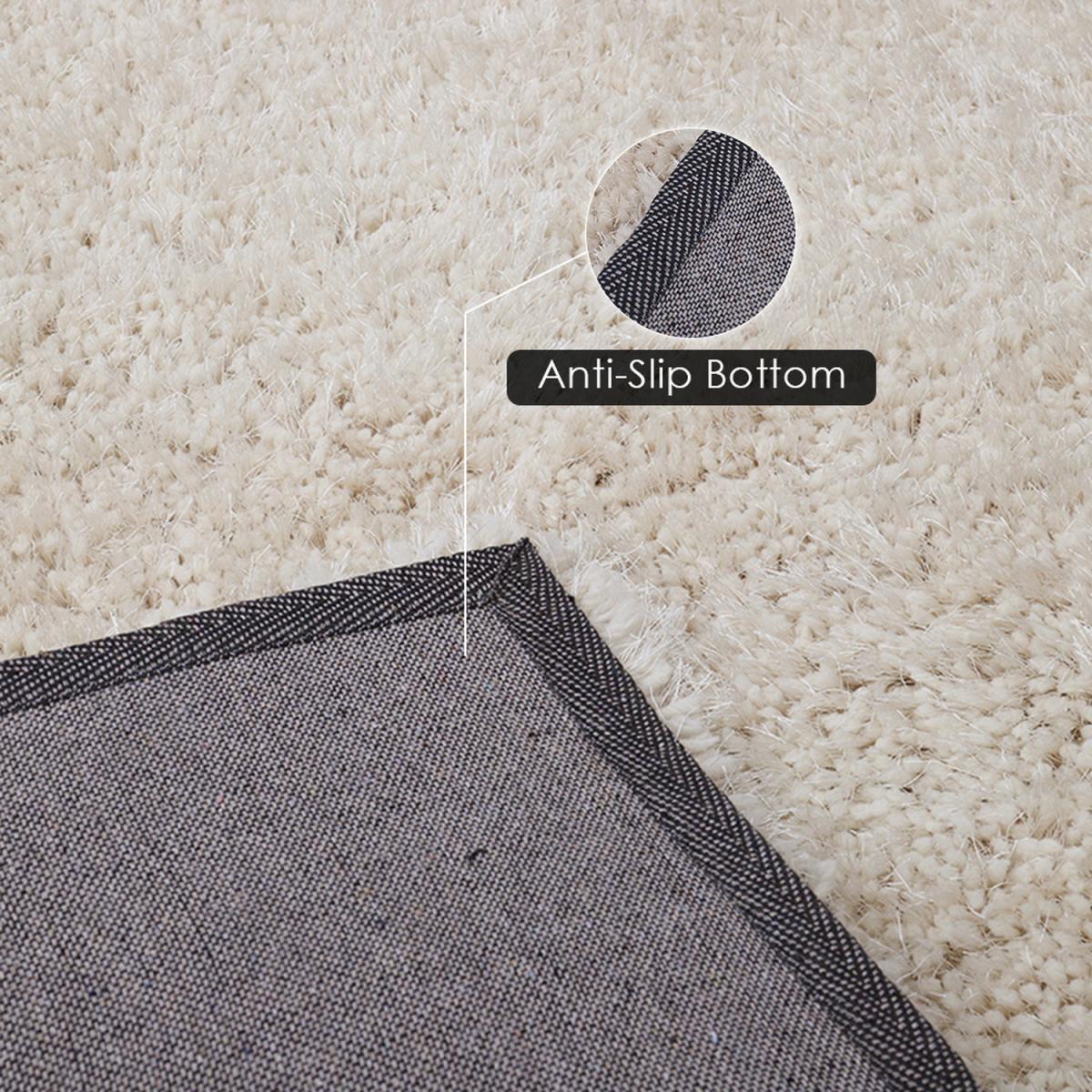 Super Soft Shaggy Carpet - Beige / 170cm – image 4