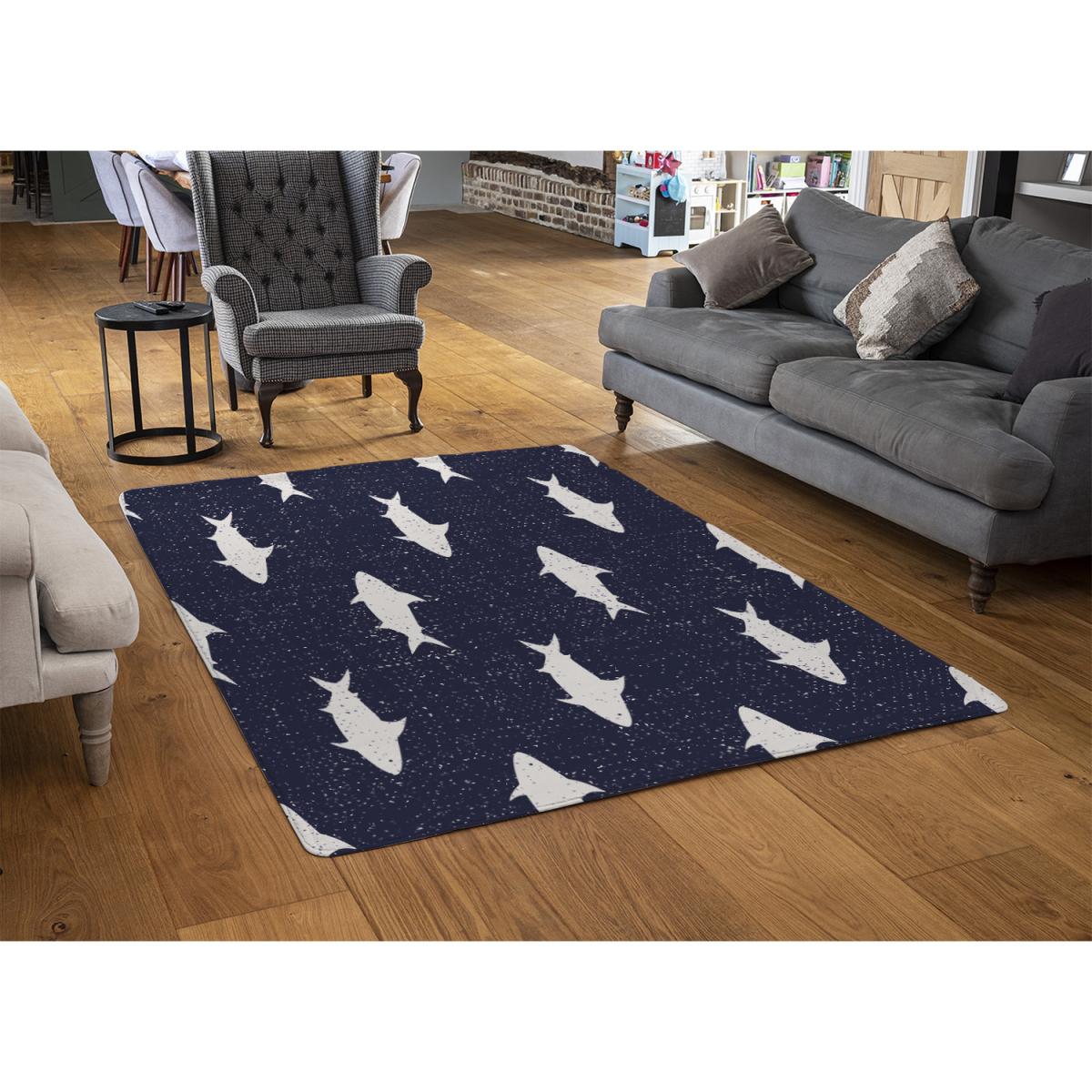 Fish Rug - Blue / 110cm – image 2