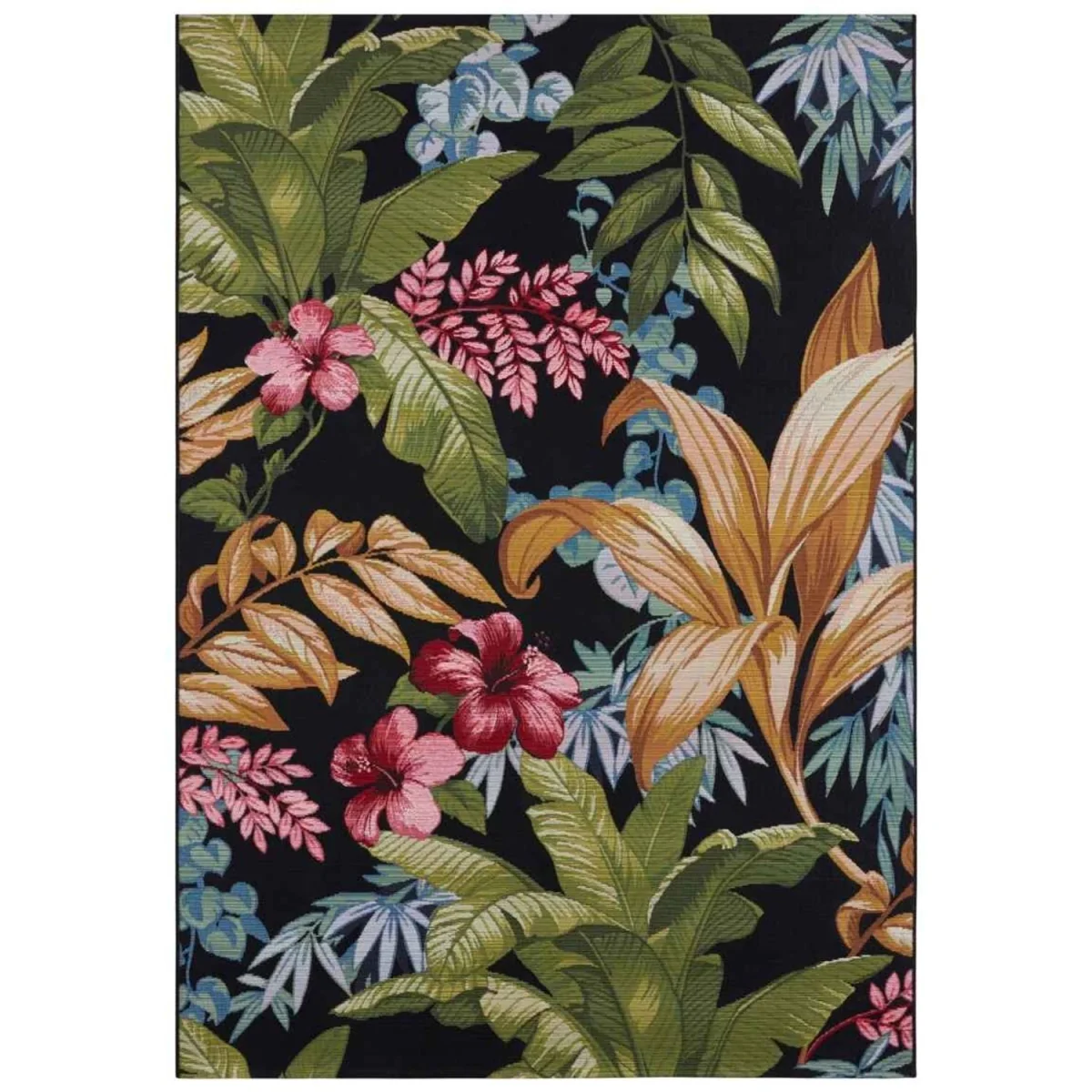 Tropical Floral Indoor & Outdoor Rug Multicolour - Multicolour / 285.0cm – image 2