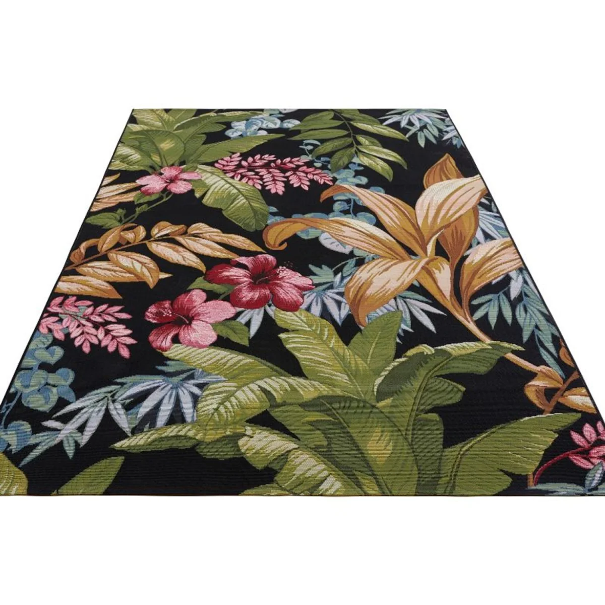 Tropical Floral Indoor & Outdoor Rug Multicolour - Multicolour / 285.0cm – image 5