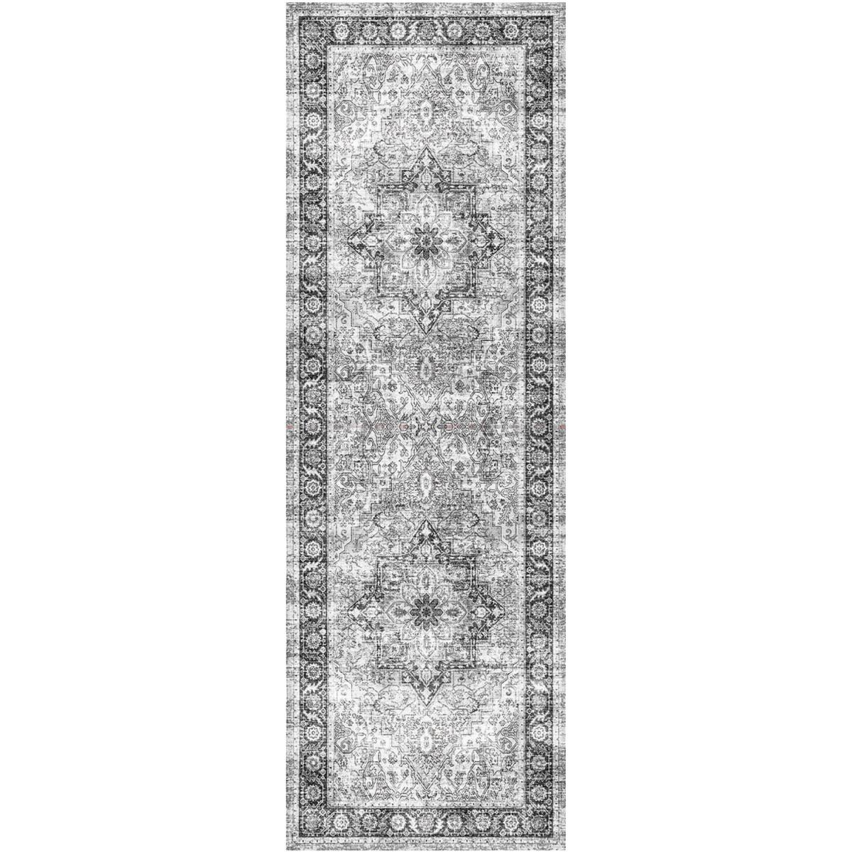 Persian Classics Azar Machine Washable Rug - Grey / 180x60cm – image 2